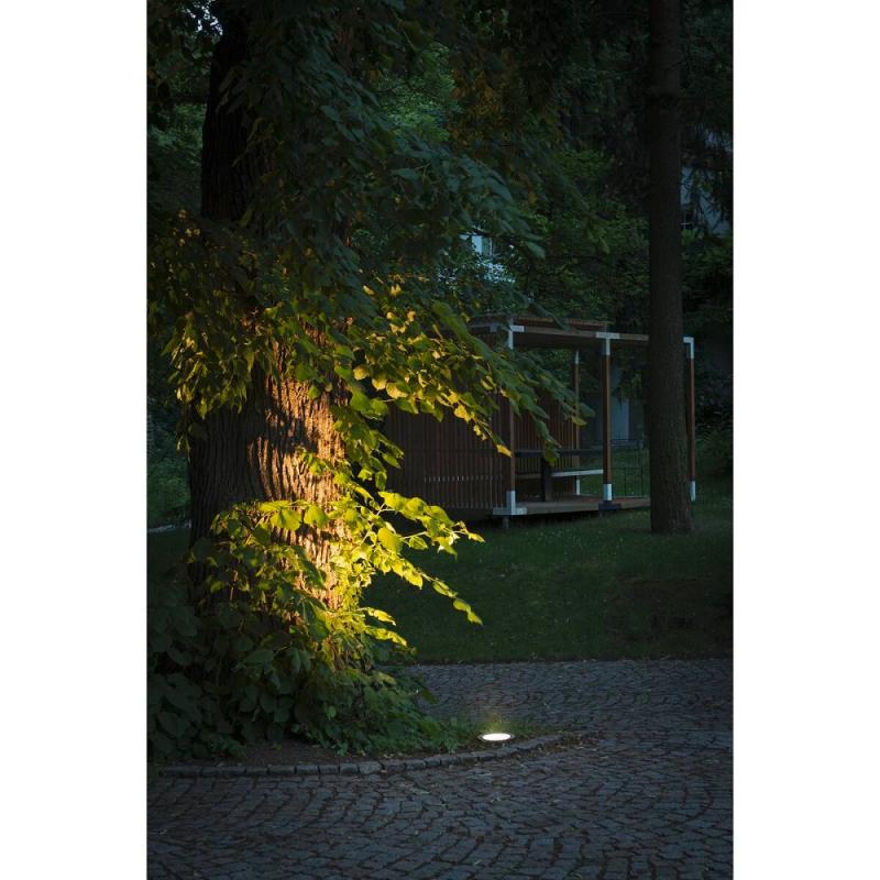SLV 1009169 DASAR® L Bodeneinbauleuchte LED 3000K Edelstahl/Schwarz IP65/IP67 quadratisch DALI