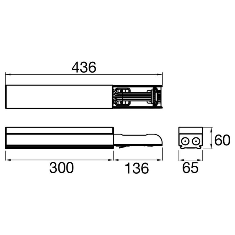 SLV 1009233 EASYLIGHT FOB 300 Feed out Box 7-polig 2,5mm² WH Zubehör Lichtbandsystem