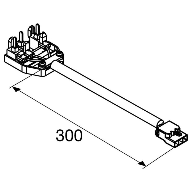 SLV 1009200 RETRO CON 3P006 3-PIN STECKVERBINDER RETRO LICHTBANDSYSTEM
