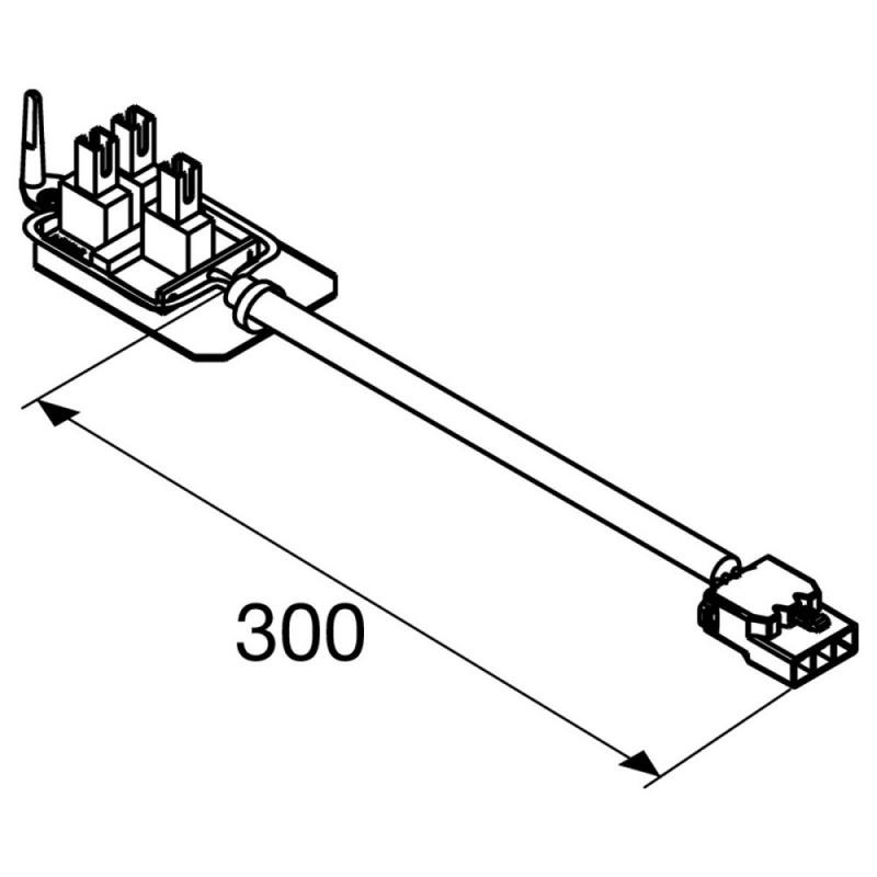SLV 1009198 RETRO CON 3P004 3-PIN STECKVERBINDER RETRO LICHTBANDSYSTEM