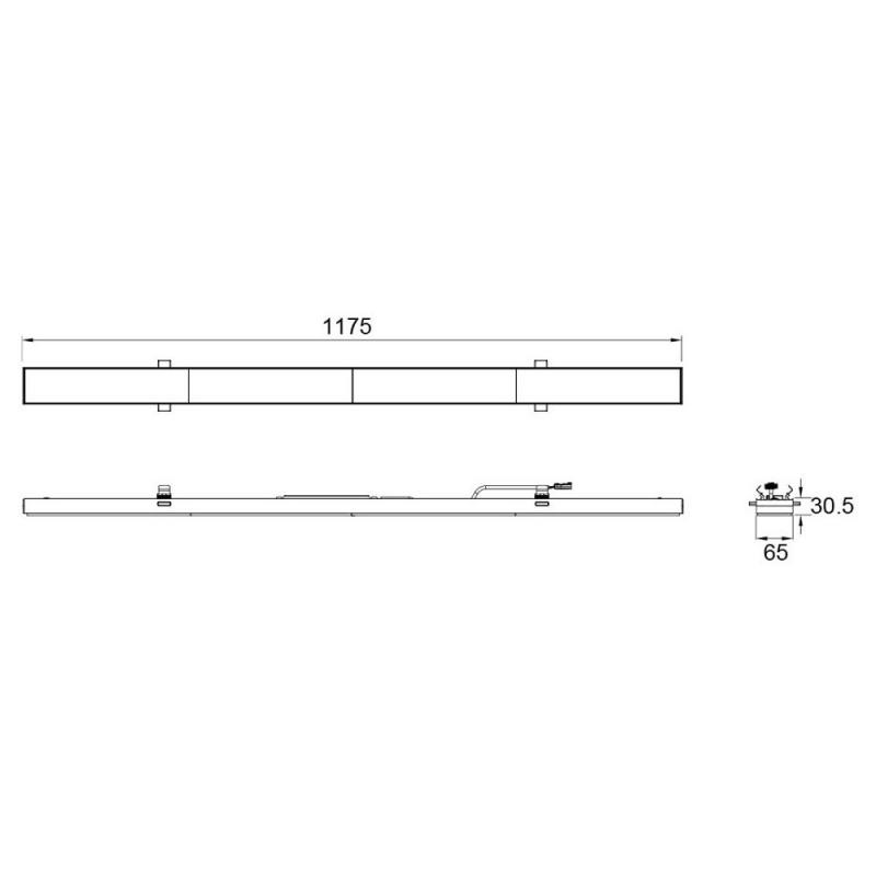 SLV 1009179 RETRO LT 1200 21W 3800lm IP20 LED Lichtbandsystem CCT Switch 3in1