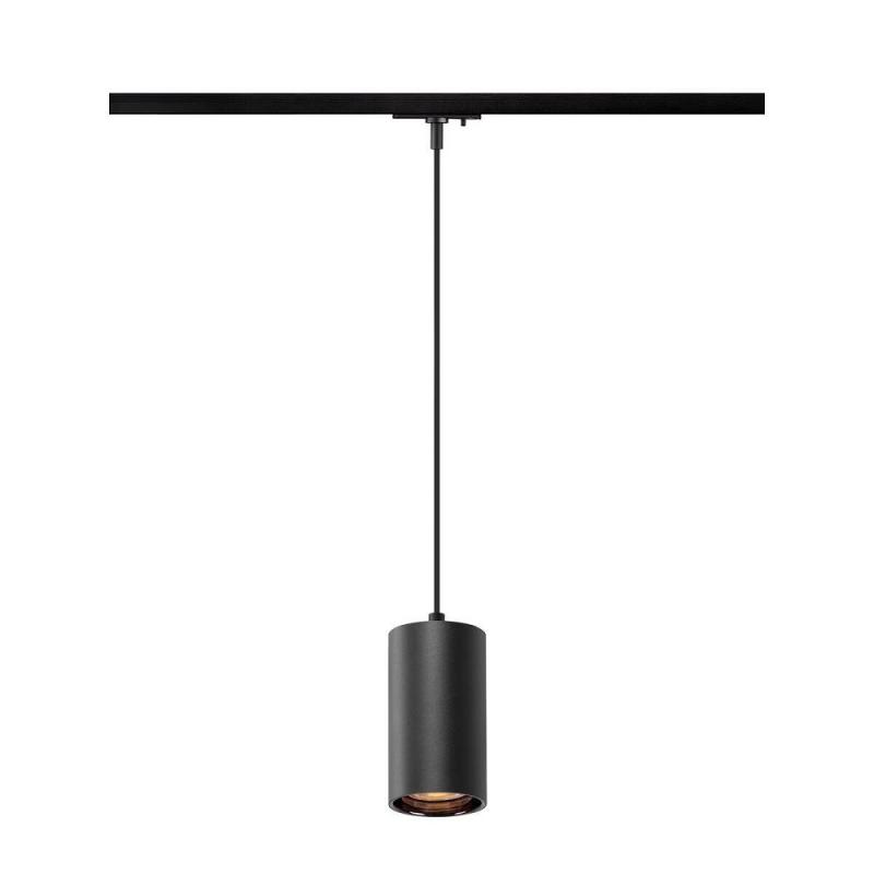 SLV 1010099 ASTO TUBE 1~ Pendelleuchte GU10 10W schwarz 250 cm IP20