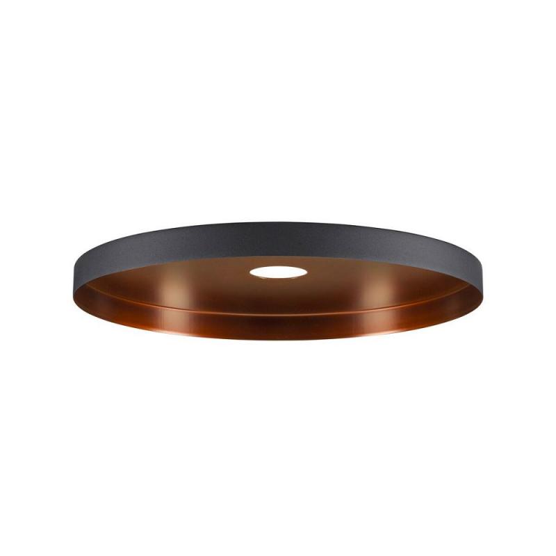 SLV 1010096 LALU® PLATE 33 E27 MIX&MATCH LEUCHTENSCHIRM 1,5CM SCHWARZ/BRONZE – flacher Designschirm
