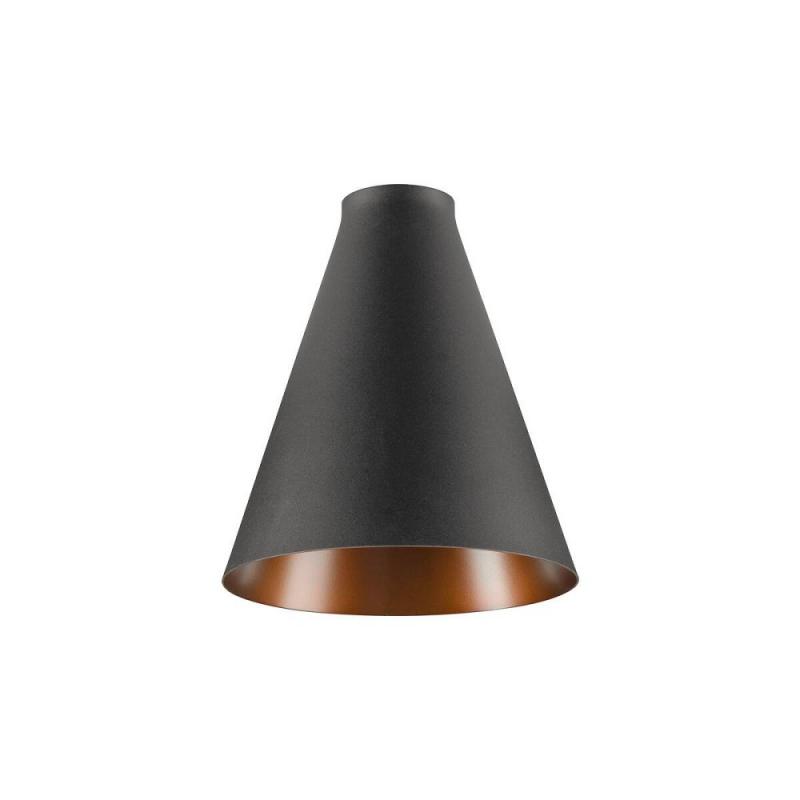 SLV 1010084 LALU® CONE 15 E27 MIX&MATCH LEUCHTENSCHIRM 17CM SCHWARZ/BRONZE – dekorativer Lampenschirm