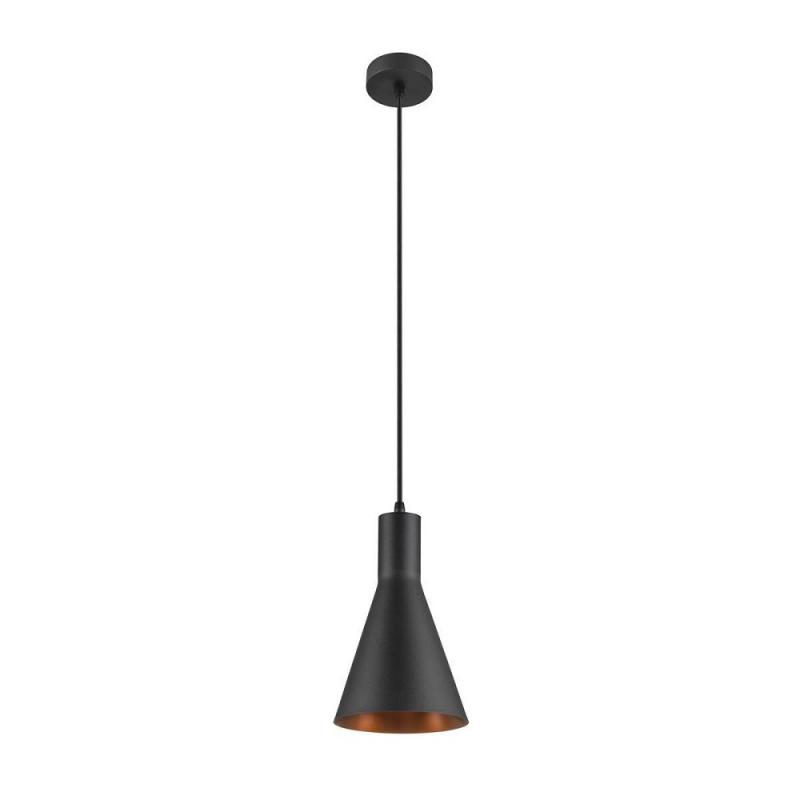 SLV 1010084 LALU® CONE 15 E27 MIX&MATCH LEUCHTENSCHIRM 17CM SCHWARZ/BRONZE – dekorativer Lampenschirm