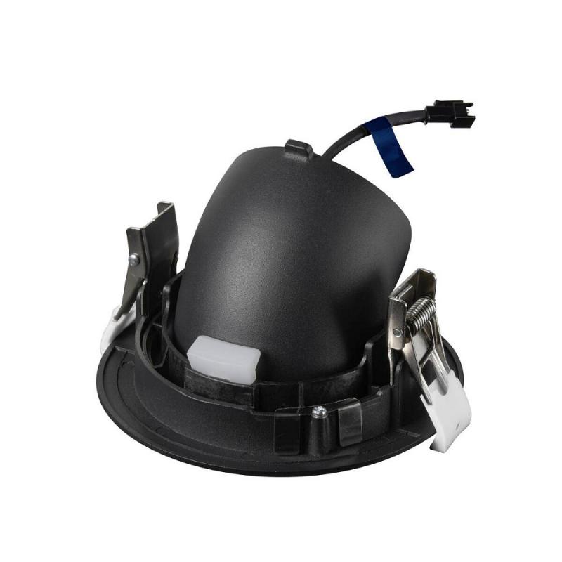 SLV 1009546 NUMINOS® GIMBLE M Deckeneinbauleuchte schwarz/chrom 2700K 40° CRI90 , Einbau Ø 12cm