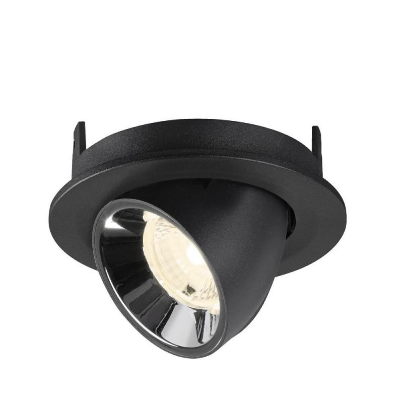 SLV 1009420 NUMINOS® GIMBLE S Deckeneinbauleuchte schwarz/chrom 4000K 40° CRI90 , Einbau Ø 9cm