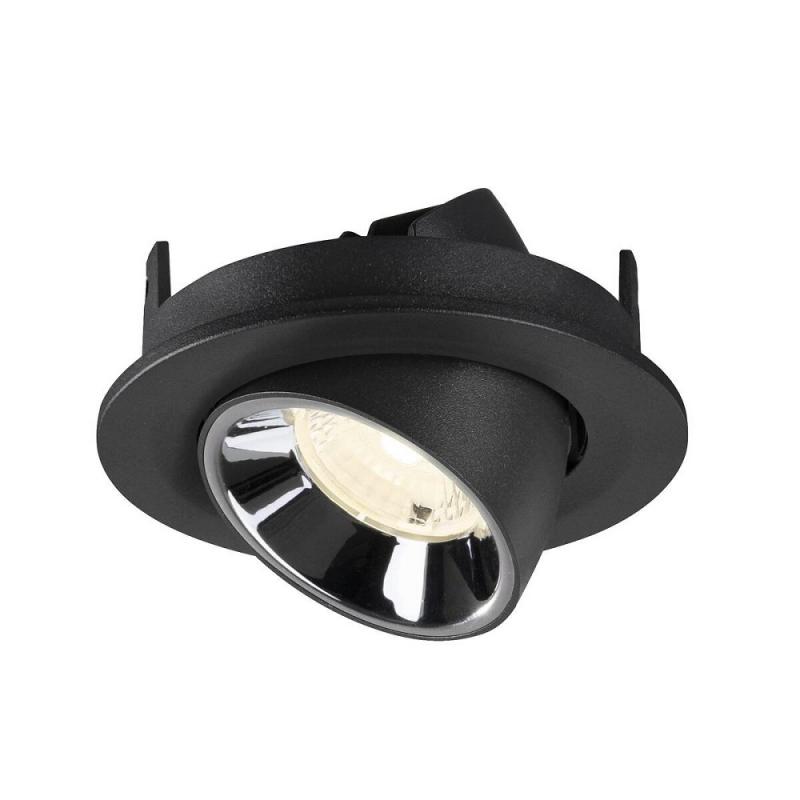 SLV 1009420 NUMINOS® GIMBLE S Deckeneinbauleuchte schwarz/chrom 4000K 40° CRI90 , Einbau Ø 9cm