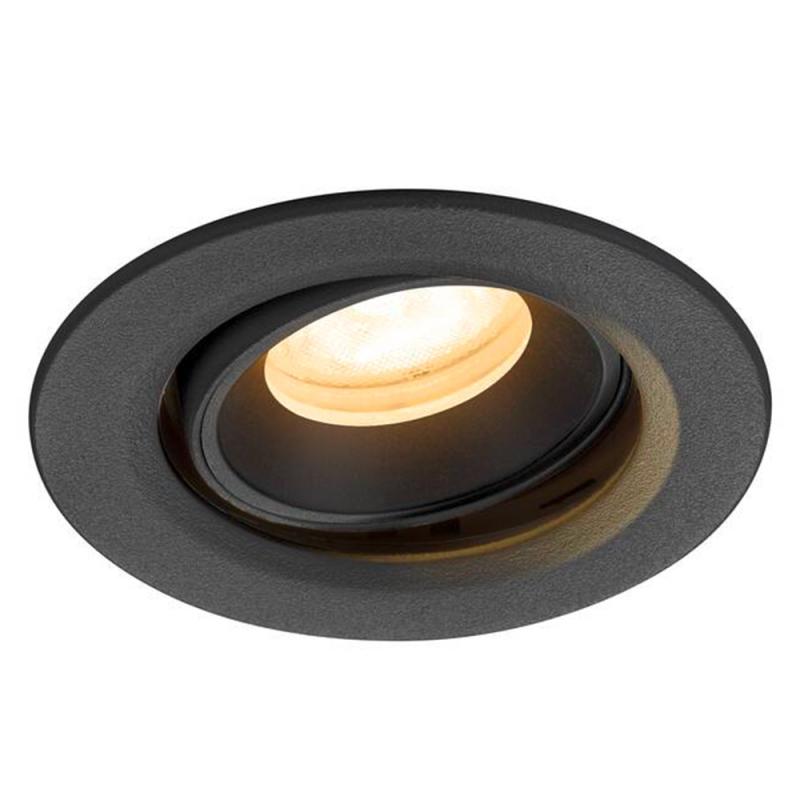 SLV 1009349 NUMINOS MOVE XS Deckeneinbauleuchte 6,9W 3000K 55° schwarz  -  Einbau Ø 6,8cm