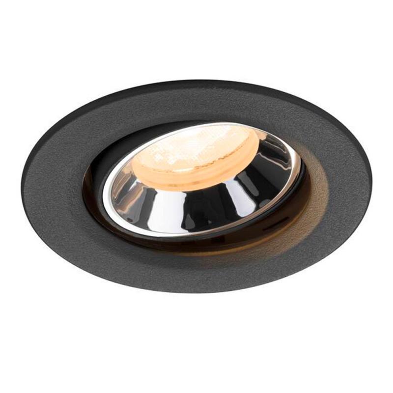 SLV 1009330 NUMINOS® MOVE XS Deckeneinbauleuchte schwarz/chrom 2700K 40° CRI90 , Einbau Ø 6,8cm