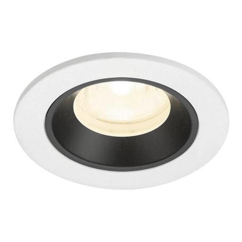 SLV 1009319 NUMINOS® XS Deckeneinbauleuchte weiß/schwarz 4000K 40° CRI90, Einbau Ø 5,5cm