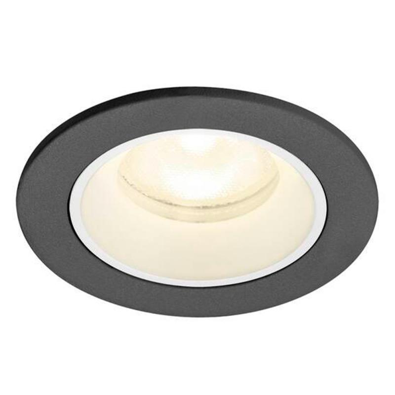 SLV 1009314 NUMINOS XS Deckeneinbauleuchte 6,9W 4000K 55° schwarz/weiß -  Einbau Ø 5,5cm