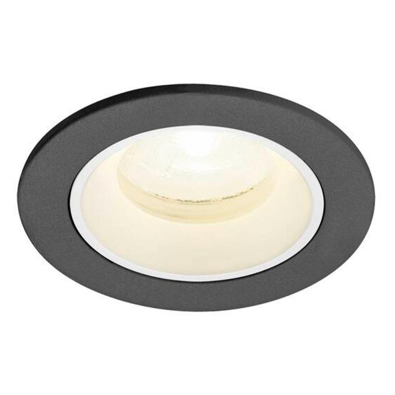 SLV 1009308 NUMINOS XS Deckeneinbauleuchte 6,9W 4000K 20° schwarz/weiß -  Einbau Ø 5,5cm