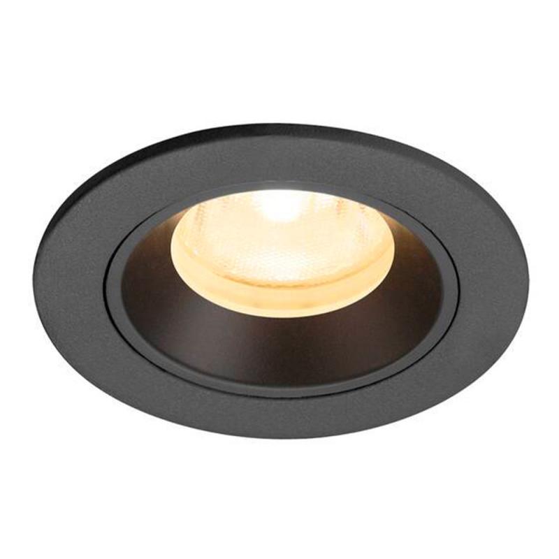 SLV 1009292 NUMINOS XS Deckeneinbauleuchte 6,9W 3000K 40° schwarz -  Einbau Ø 5,5cm