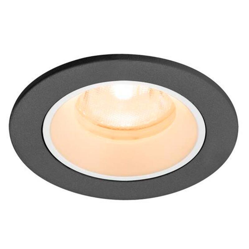 SLV 1009275 NUMINOS XS Deckeneinbauleuchte 6,9W 2700K 40° schwarz/weiß -  Einbau Ø 5,5cm