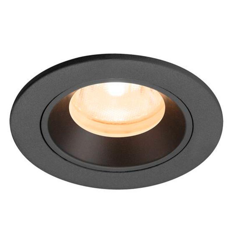 SLV 1009277 NUMINOS XS Deckeneinbauleuchte 6,9W 2700K 55° schwarz -  Einbau Ø 5,5cm