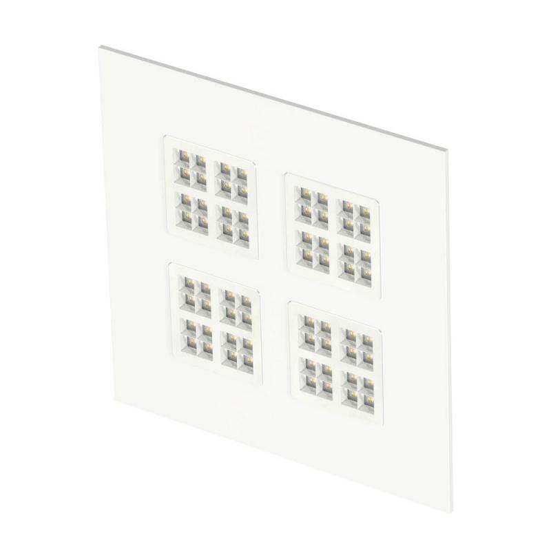 SLV 1010121 PAVANNO 625 45 830/840/850 WB WH UGR19 – LED Einbauleuchte 62x62cm 17W UGR<19 CCT 3000/4000/5000K