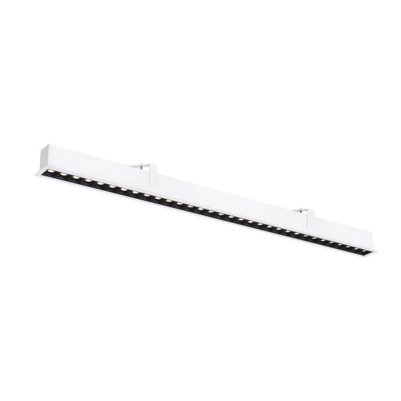 SLV 1010521 GLENOS PRO Deckeneinbauleuchte 1,2m DALI 3000K UGR19 weiß/schwarz