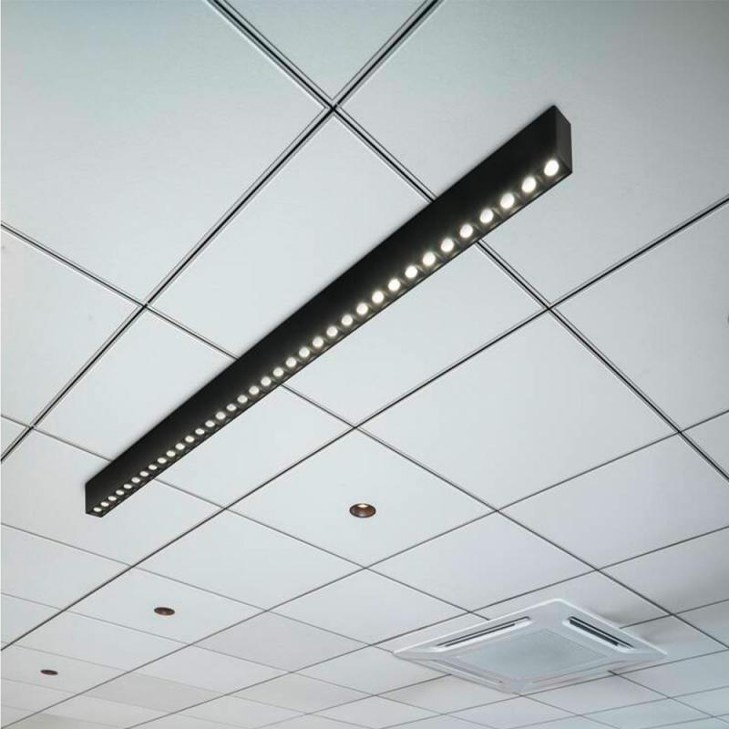 SLV 1010520 GLENOS PRO Deckenaufbauleuchte 1,2m DALI 4000K UGR19 schwarz