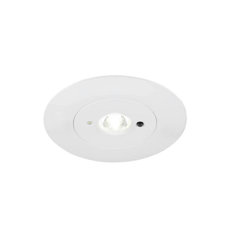 SLV 1010507 P-LIGHT DECKENEINBAULEUCHTE RUNDE NOTBELEUCHTUNG 5W 5700K WEISS – Sicherheits- und Rettungszeichenleuchte