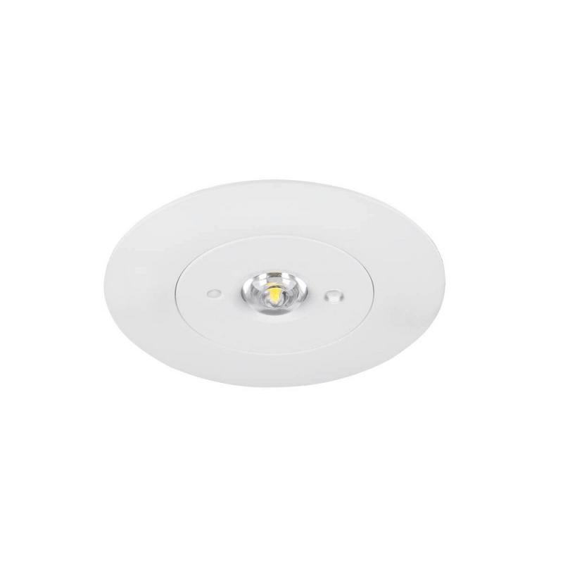 SLV 1010507 P-LIGHT DECKENEINBAULEUCHTE RUNDE NOTBELEUCHTUNG 5W 5700K WEISS – Sicherheits- und Rettungszeichenleuchte