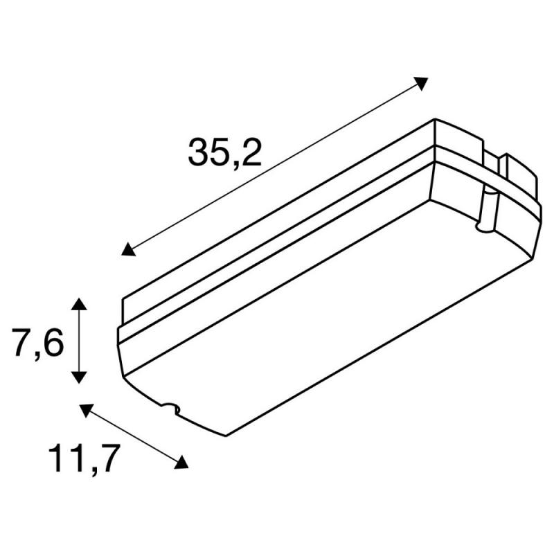 SLV 1010505 P-LIGHT – LED Not- und Sicherheitsleuchte Wand/Decke 5,2W 6000K IP65
