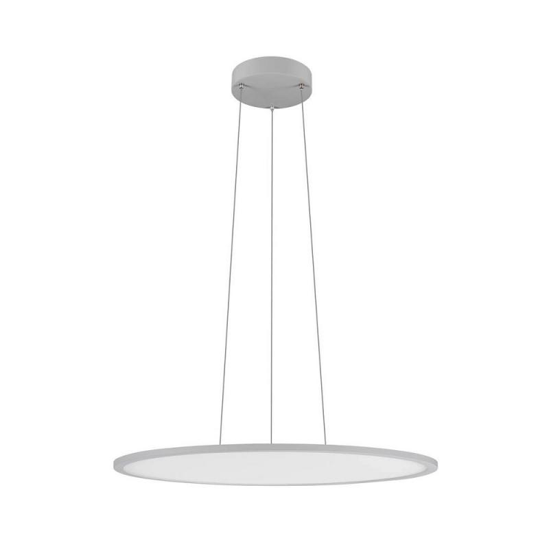 SLV 1010429 PANEL 60 – runde LED Pendelleuchte DALI 29W 3000/4000K grau UGR<19