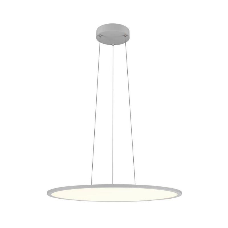 SLV 1010429 PANEL 60 – runde LED Pendelleuchte DALI 29W 3000/4000K grau UGR<19
