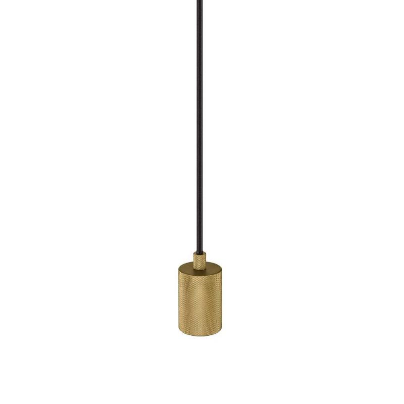 SLV 1010421 FITU PD Pendelleuchte ribbed Pendellänge 500 cm, 1 x max. 15 W, gold