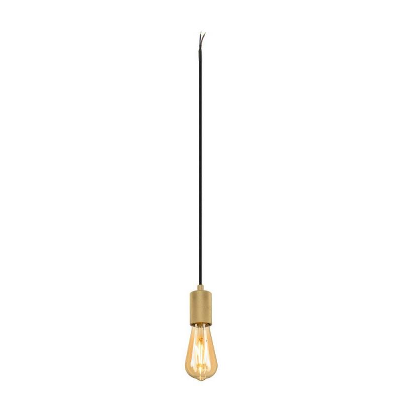 SLV 1010421 FITU PD Pendelleuchte ribbed Pendellänge 500 cm, 1 x max. 15 W, gold