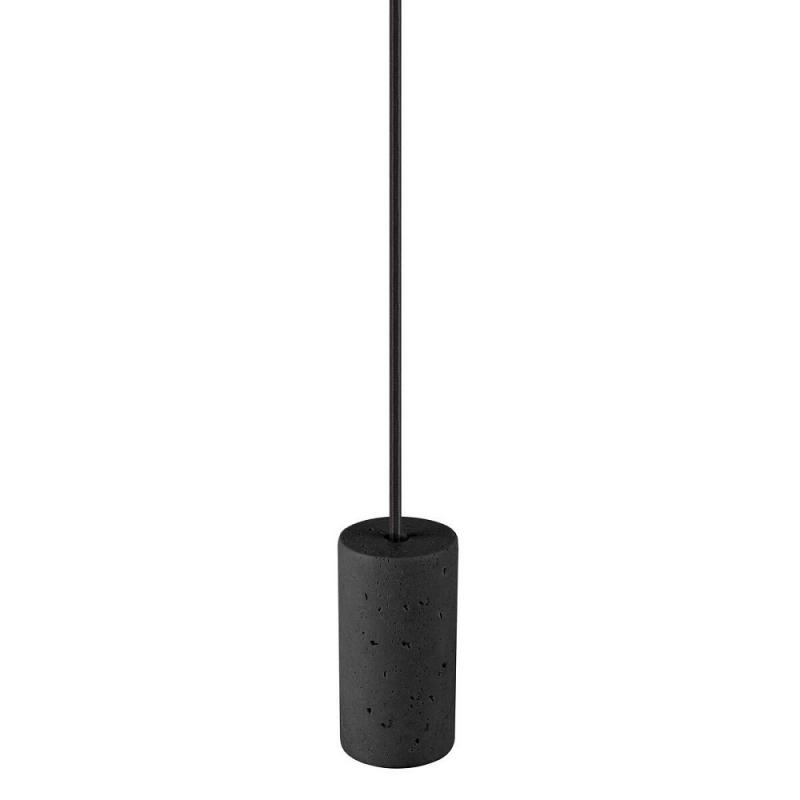 SLV 1010417 FITU PD Pendelleuchte stone Pendellänge 500 cm, 1 x max. 15 W, schwarz