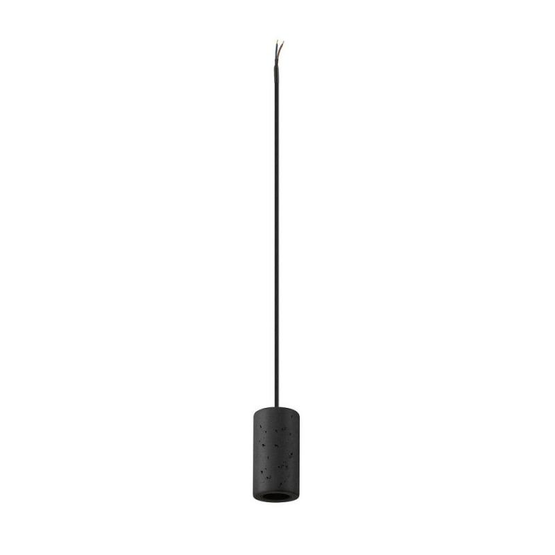 SLV 1010417 FITU PD Pendelleuchte stone Pendellänge 500 cm, 1 x max. 15 W, schwarz