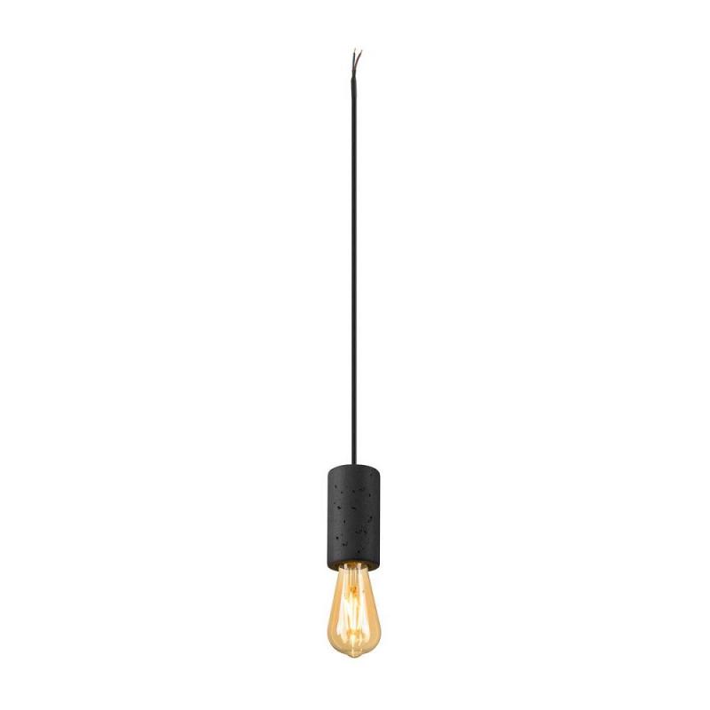 SLV 1010417 FITU PD Pendelleuchte stone Pendellänge 500 cm, 1 x max. 15 W, schwarz