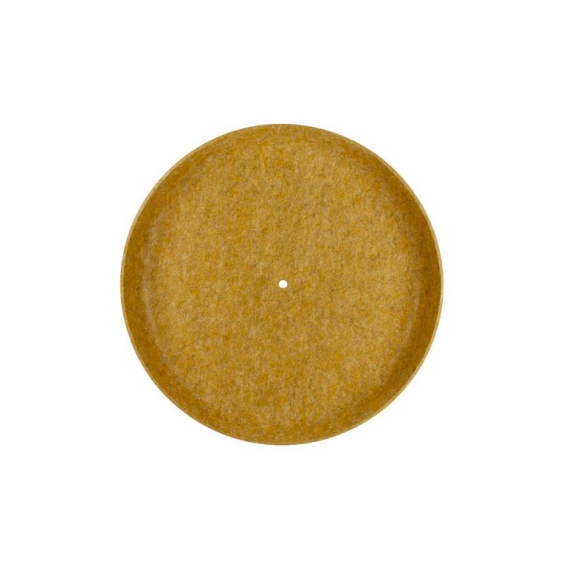 SLV 1010405 GRIP! FLAT – Felt shade Ø50 cm H 6,2 cm ocker dekorativer Leuchtenschirm