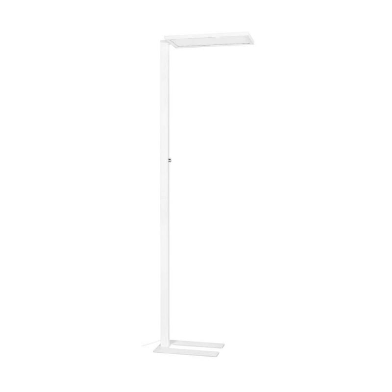 SLV 1010394 WORKLIGHT EASY FL 940 Stehleuchte 4000K IP20 weiß – moderne Bürostehleuchte mit blendfreiem Arbeitslicht