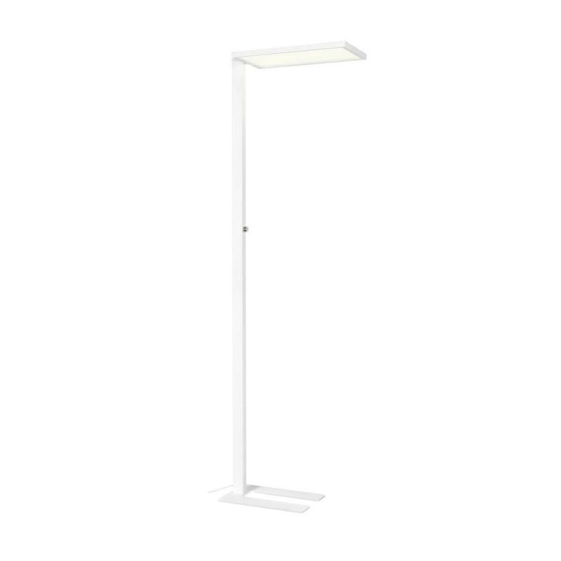 SLV 1010394 WORKLIGHT EASY FL 940 Stehleuchte 4000K IP20 weiß – moderne Bürostehleuchte mit blendfreiem Arbeitslicht