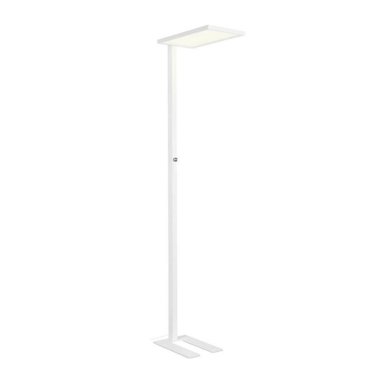 SLV 1010394 WORKLIGHT EASY FL 940 Stehleuchte 4000K IP20 weiß – moderne Bürostehleuchte mit blendfreiem Arbeitslicht