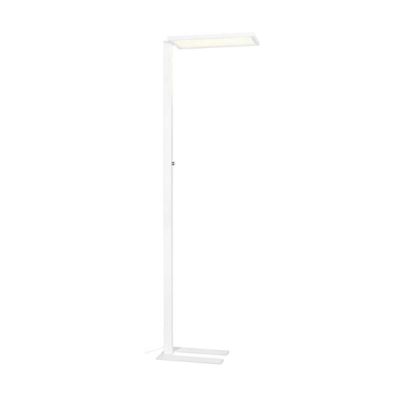 SLV 1010394 WORKLIGHT EASY FL 940 Stehleuchte 4000K IP20 weiß – moderne Bürostehleuchte mit blendfreiem Arbeitslicht