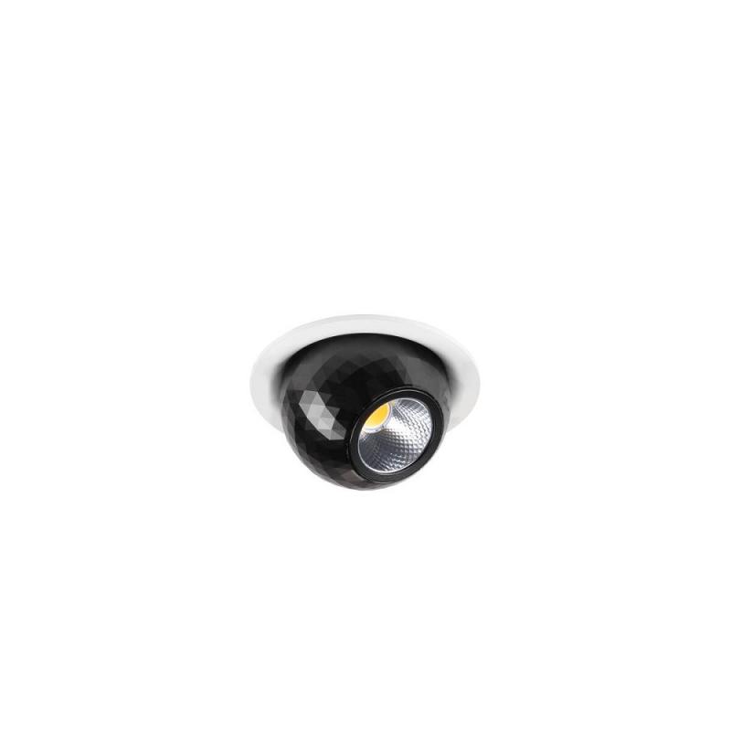 SLV 1010354 DYSKO Deckeneinbauleuchte rund PHASE 2700K weiß/schwarz Einbaudurchmesser 65 mm