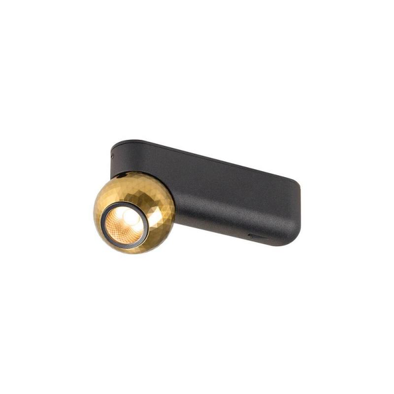 SLV 1010312 DYSKO Wand- und Deckenaufbauleuchte Switch Single PHASE 2700K 6,7W 36° schwarz/gold