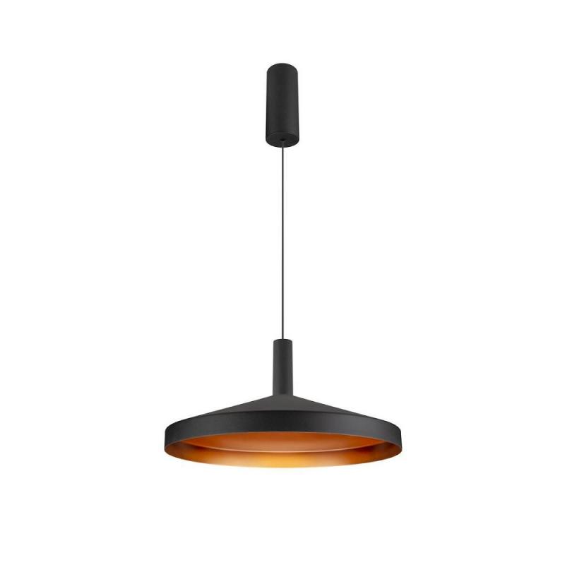SLV 1010287 LALU® Pendelleuchte LED Base Mix&Match 9,5W 2700/3000K schwarz – Aufbau-Pendelleuchte für individuelle Lichtkonzepte (ohne Schirm) mit frei kombinierbaren Schirmen