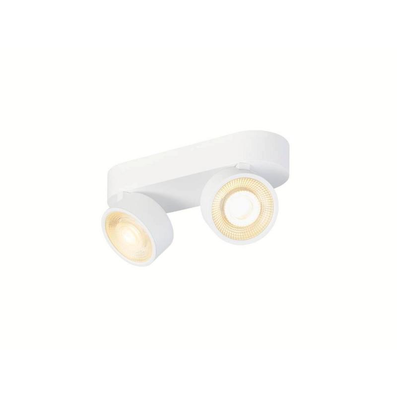 SLV 1010269 KALU 2.0 19W 1400lm 3000K 36° 2-flammiger LED Wand- & Deckenstrahler mit präziser Lichtwirkung