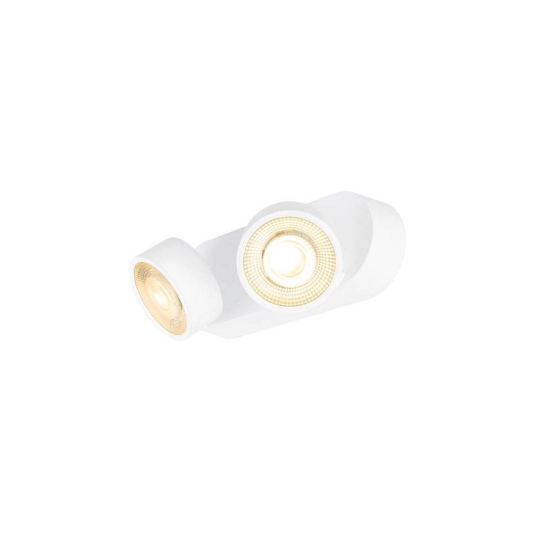 SLV 1010269 KALU 2.0 19W 1400lm 3000K 36° 2-flammiger LED Wand- & Deckenstrahler mit präziser Lichtwirkung