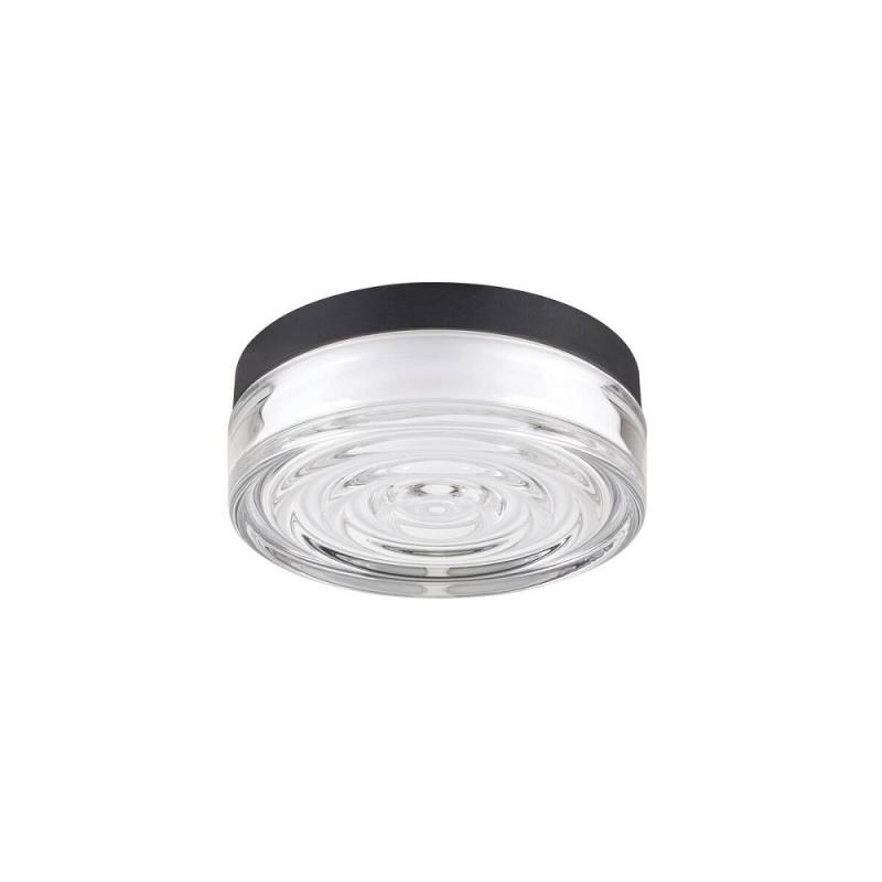 SLV 1010211 CYFT WAVE XL Wand- und Deckenleuchte 15W 2700/3000/4000K IP65 schwarz – moderne Lichtlösung mit strukturierter Glasoptik