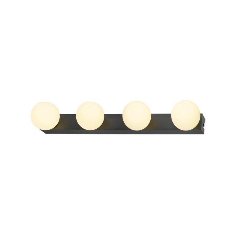 SLV 1010193 SUN MIRROR Wandleuchte quad 18W 1200–1400lm CCT IP44 schwarz – flexible Lichtlösung für Bad und Wohnbereich