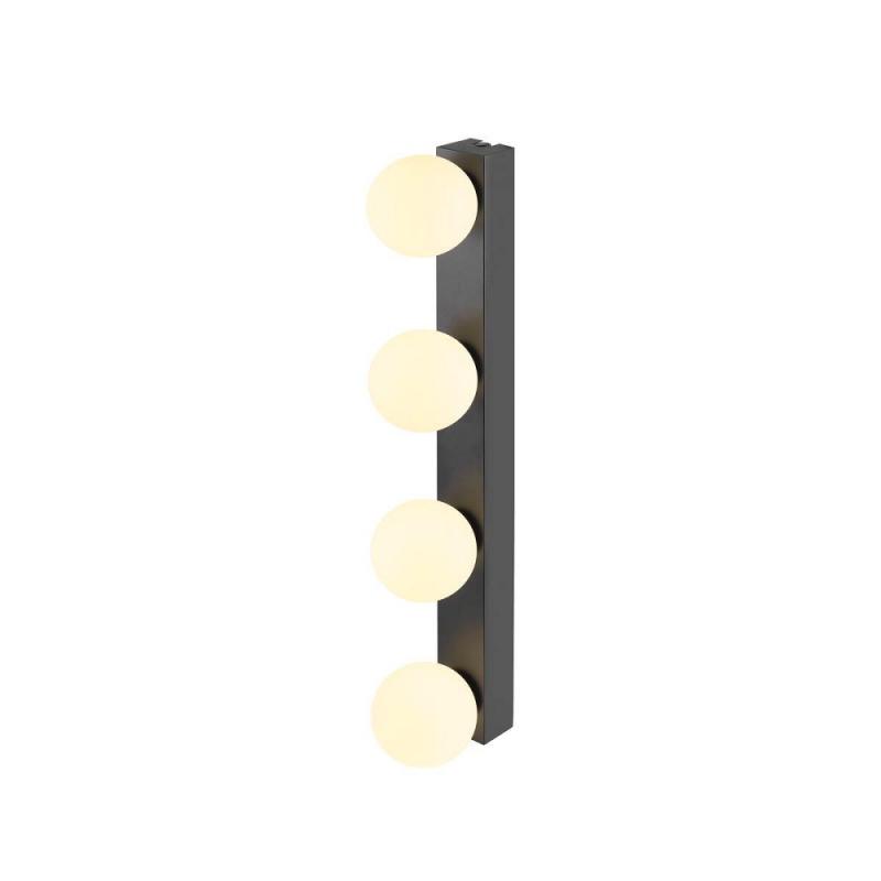 SLV 1010193 SUN MIRROR Wandleuchte quad 18W 1200–1400lm CCT IP44 schwarz – flexible Lichtlösung für Bad und Wohnbereich