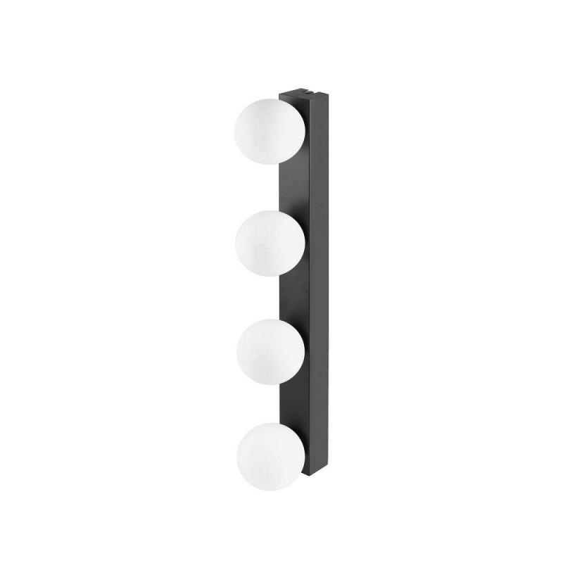 SLV 1010193 SUN MIRROR Wandleuchte quad 18W 1200–1400lm CCT IP44 schwarz – flexible Lichtlösung für Bad und Wohnbereich