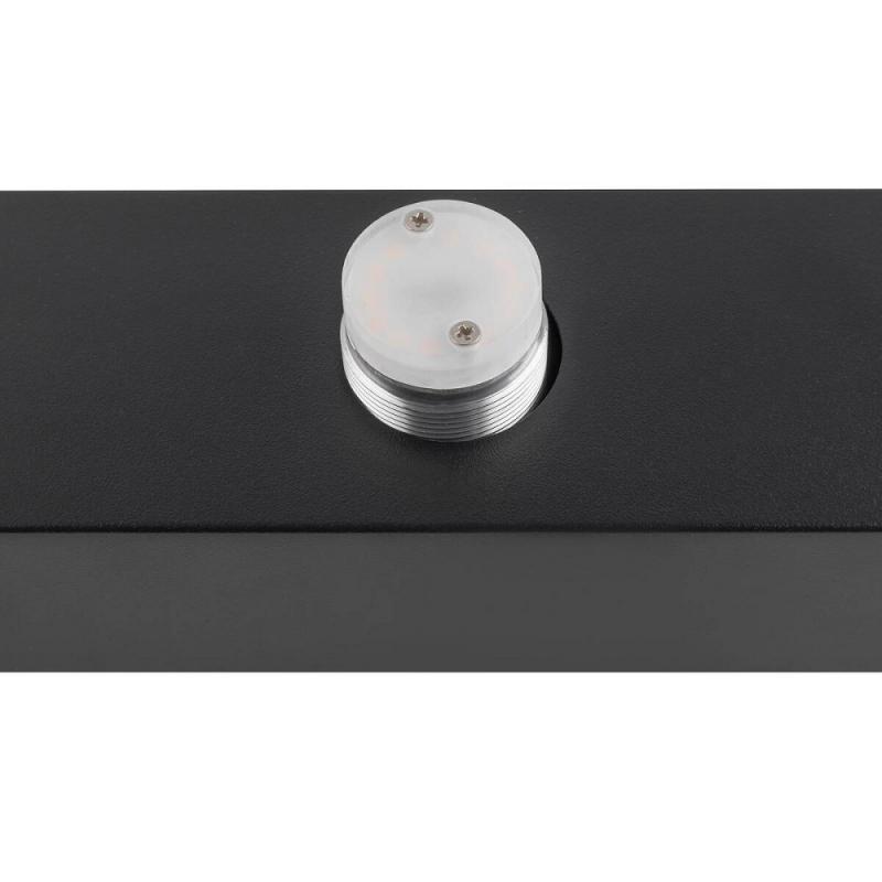 SLV 1010194 SUN MIRROR Wandleuchte triple 13W CCT 2700/3000/4000K IP44 schwarz – kompakte Spiegel- und Badbeleuchtung