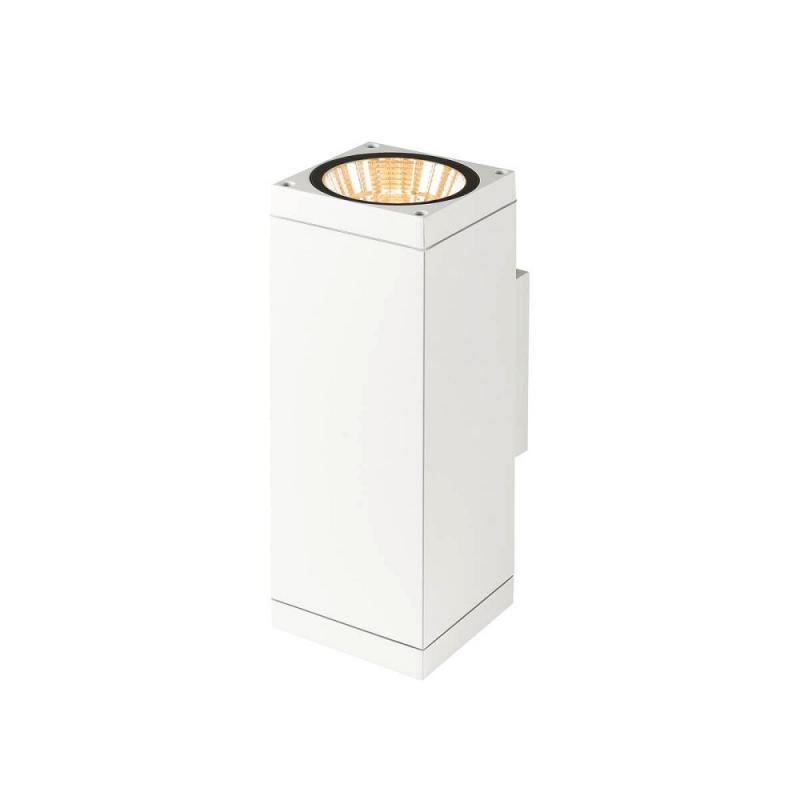 SLV 1010192 THEO PRO L Wandleuchte up/down DALI 30W 2700K 3600lm 24° weiß – moderne Fassaden- und Architekturbeleuchtung