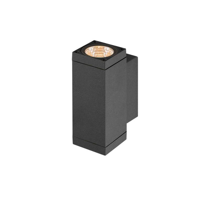 SLV 1010179 THEO PRO S Wandleuchte Up/Down DALI P1 6W 2700K 24° Anthrazit IP65